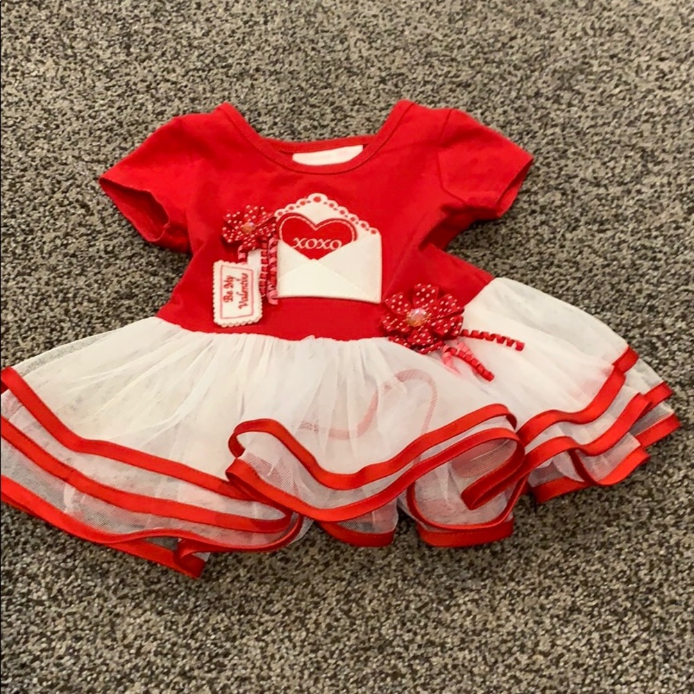 Pre owned Bonnie Baby Valentines Day dress